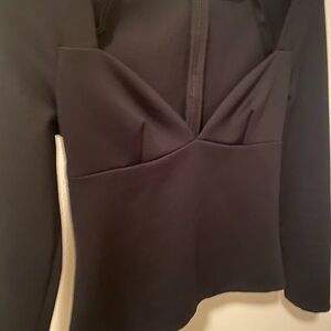 Black Long Sleeve Top